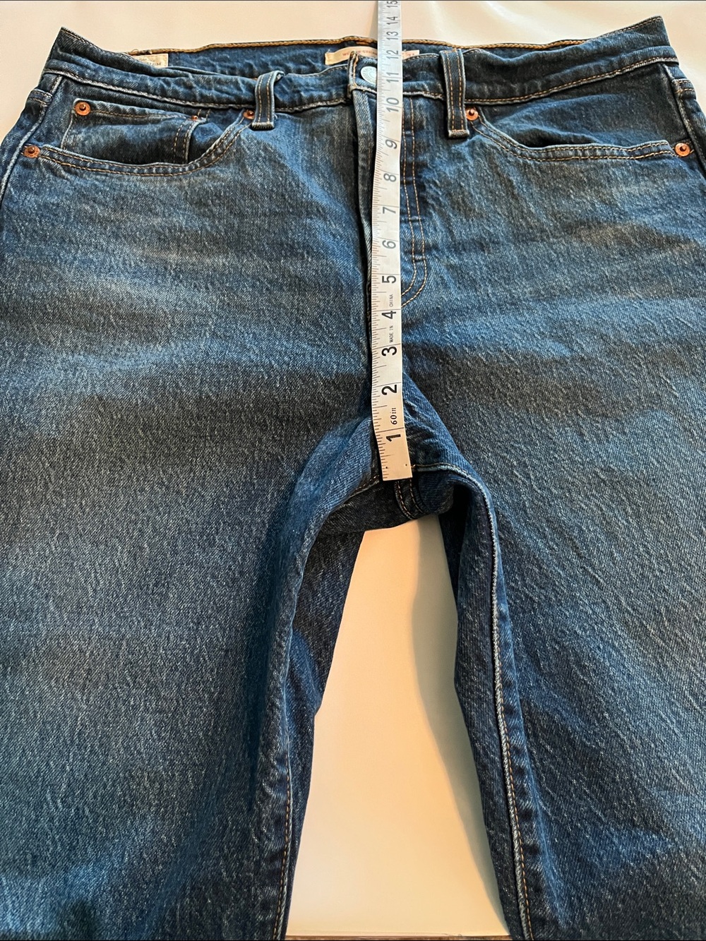 Levi’s Premium Denim Wedgie Straight High Rise Size 31 - Picture 6 of 16